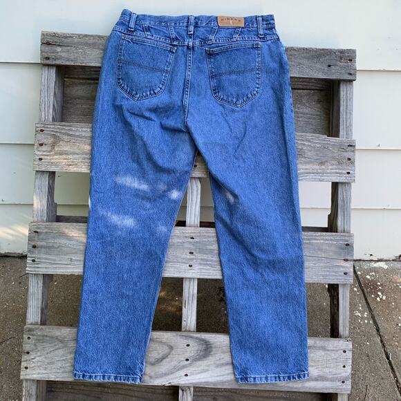 Vintage 90s Lee Riders high rise mom jeans taper ankle - Picture 3 of 4
